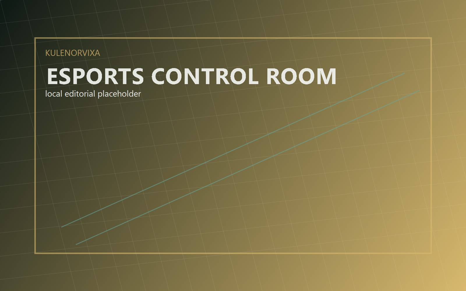 Editorial contact room with gaming displays