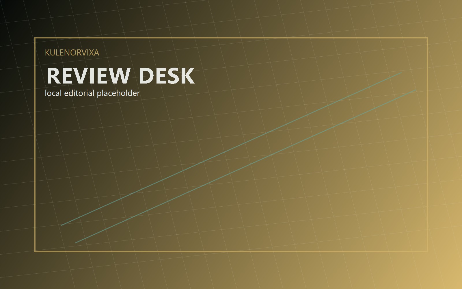 Review station with gamepad and monitor